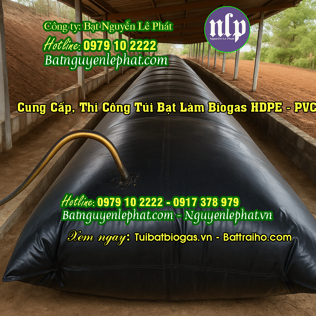 Thi công túi biogas Quãng Ngãi Thi công túi biogas Quãng Ngãi