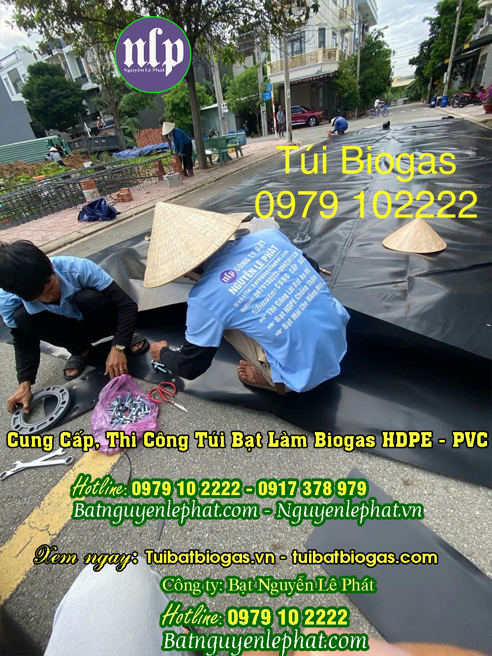 Túi biogas chuyên dụng Túi biogas chuyên dụng
