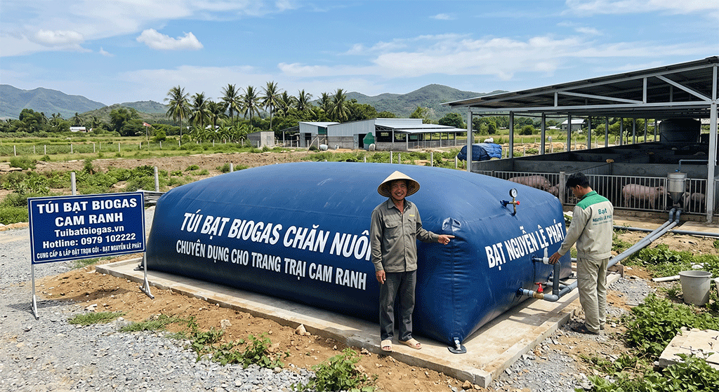 Túi Biogas 300 Khối Tại Phú Giáo Bình Dương, Túi biogas nào vừa bền, vừa tiết kiệm cho hộ chăn nuôi? Túi Biogas 300 Khối Tại Phú Giáo Bình Dương, Túi biogas nào vừa bền, vừa tiết kiệm cho hộ chăn nuôi?
