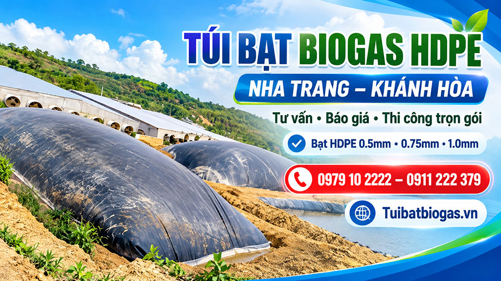 Thi công túi khí bể bạt hầm bigoas